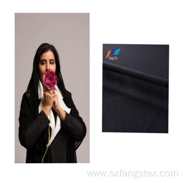 100% Polyester Nida Woven Formal Black Abaya Fabric